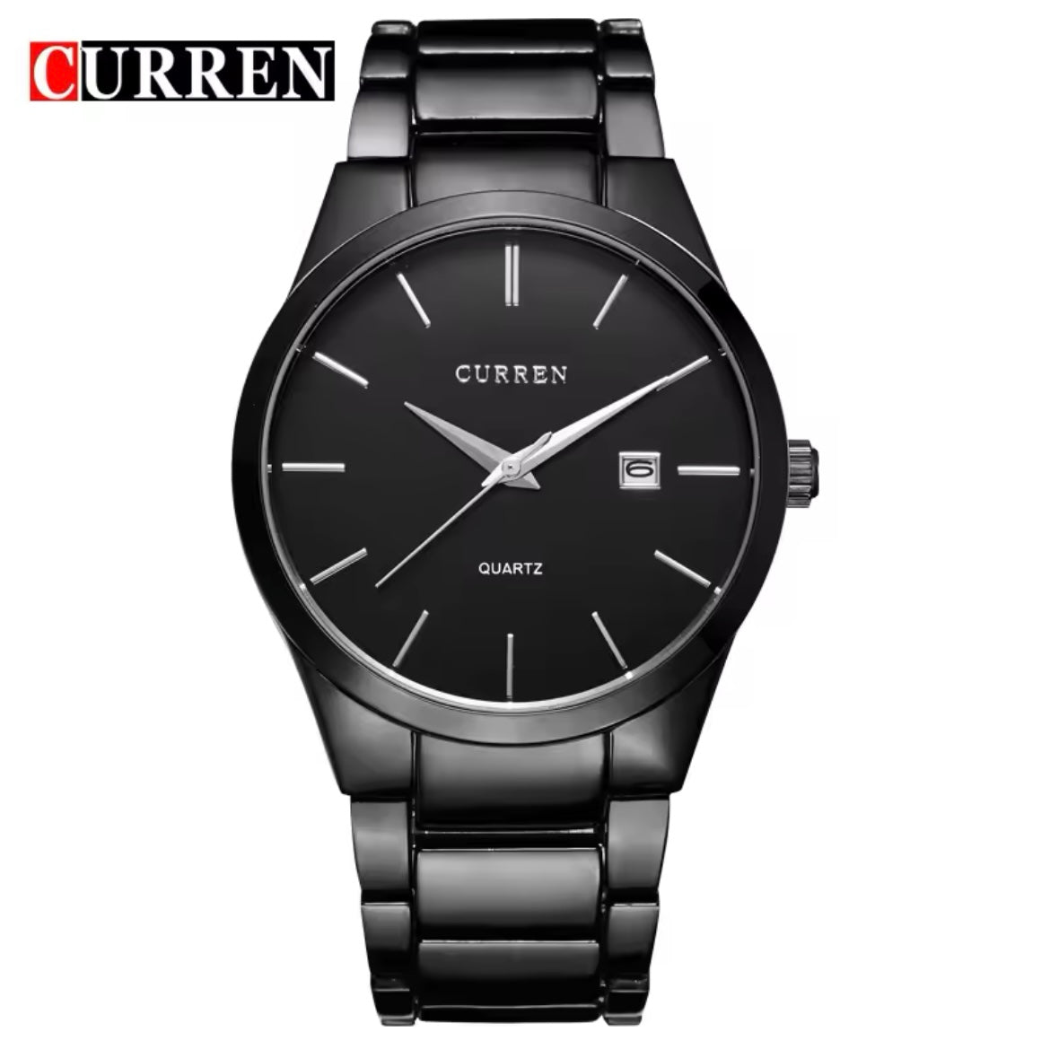 Curren black quartz Men watches